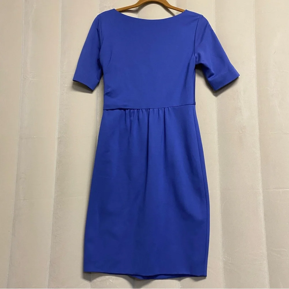 Moschino Women’s Dress Size 8 Shift Cross Over Front Designer Quiet Luxury